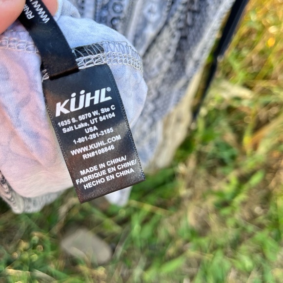 Kuhl reversible patterned/solid gray dress M - Picture 4 of 4